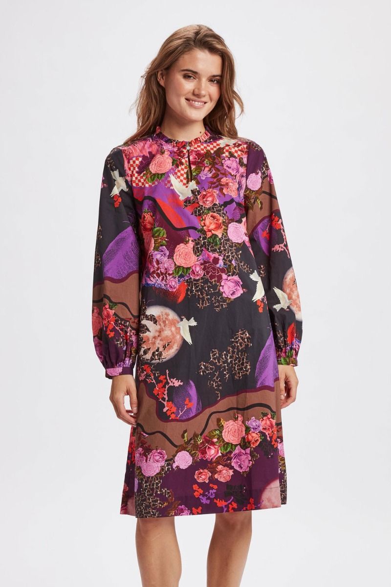 Nümph - Kjole - Nuvicki Dress - Vibrant Orchid