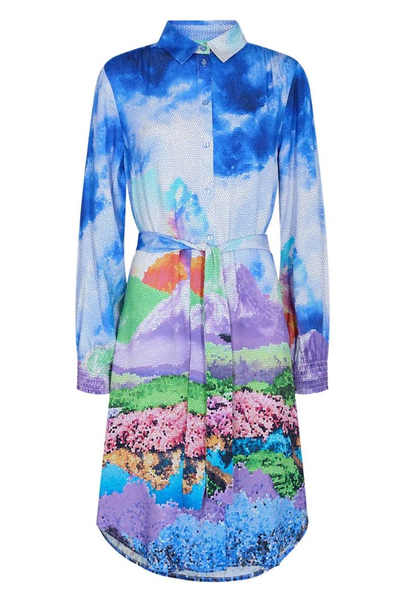 Nümph - Kjole - Nuyade Shirt Dress - Super Sonic