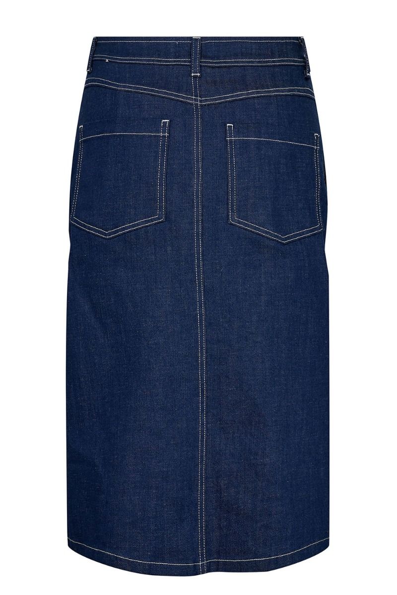 Nümph - Nederdel - Nuissa Skirt - Dark Blue Denim