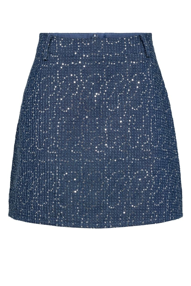 Nümph - Nederdel - Journey Skirt - Medium Blue Denim