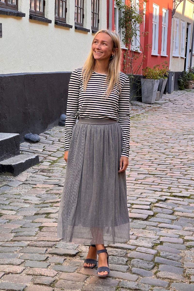 Nümph - Nederdel - Nusea Skirt - Silver