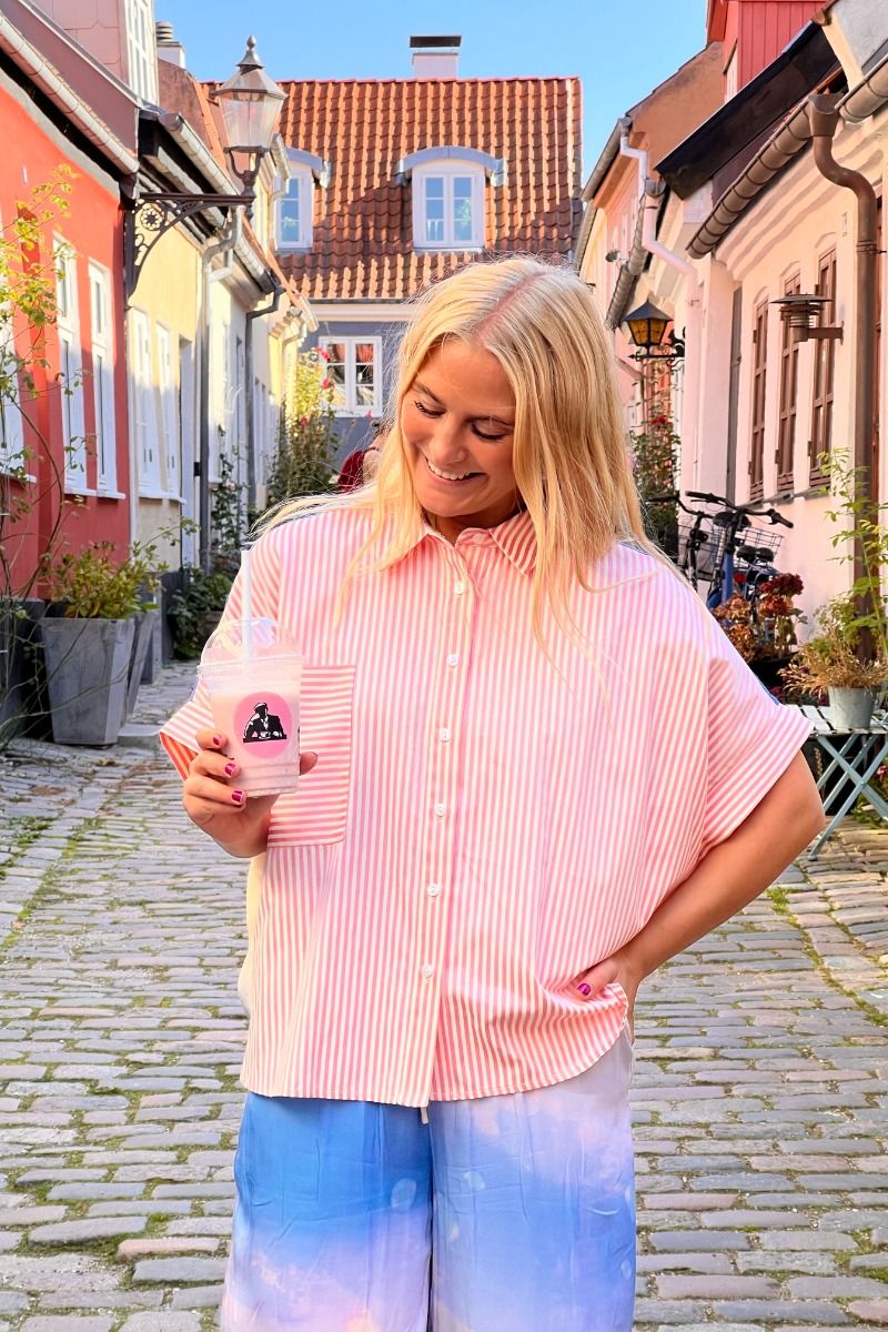 Nümph - Skjorte - NU Diamond Shirt - Pink Carnation