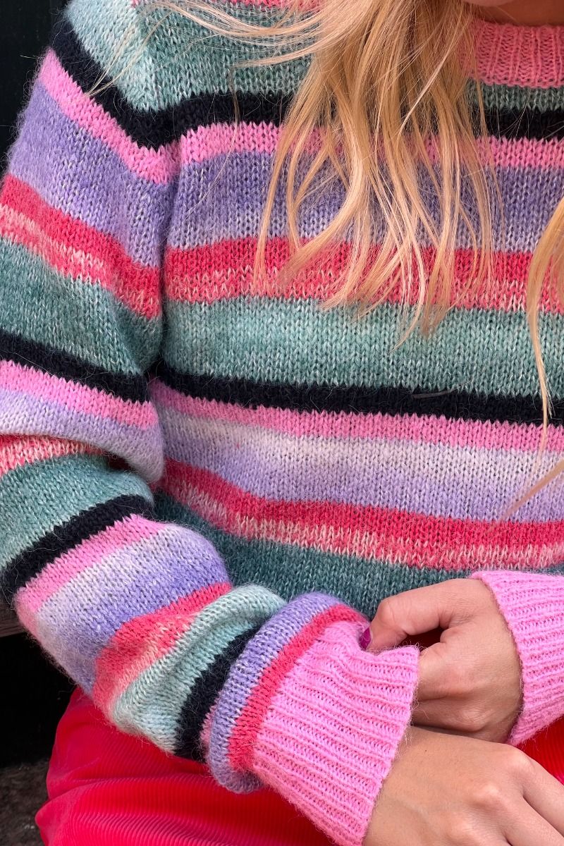 Nümph - Strik - Nuelin Pullover - Pink Cosmos