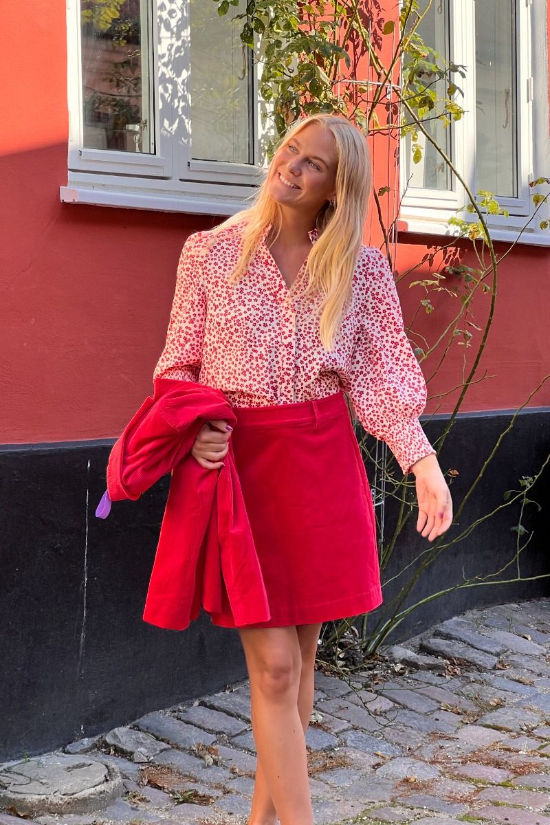 Nümph - Skjorte - NU Iva Shirt - Geranium