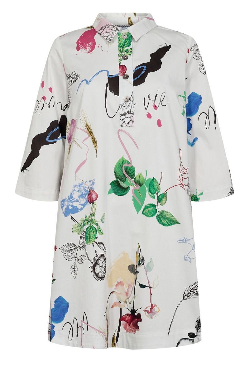 Nümph - Kjole - NU Silja Shirt Dress - Pristine