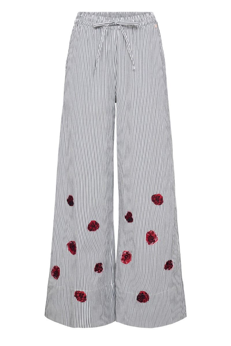 Nümph - Bukser - NU Tillie Pants - Dark Sapphire