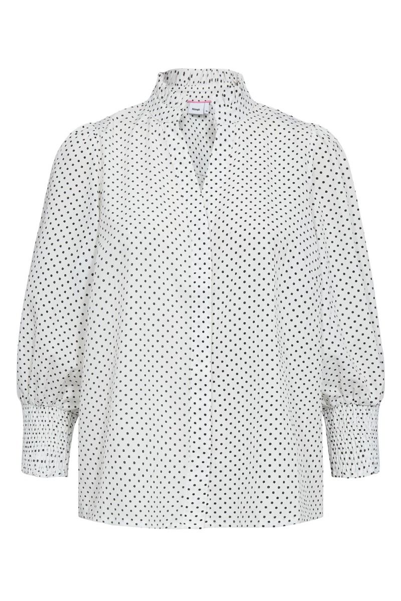 Nümph - Skjorte - Nuavas Shirt - Cloud Dancer 