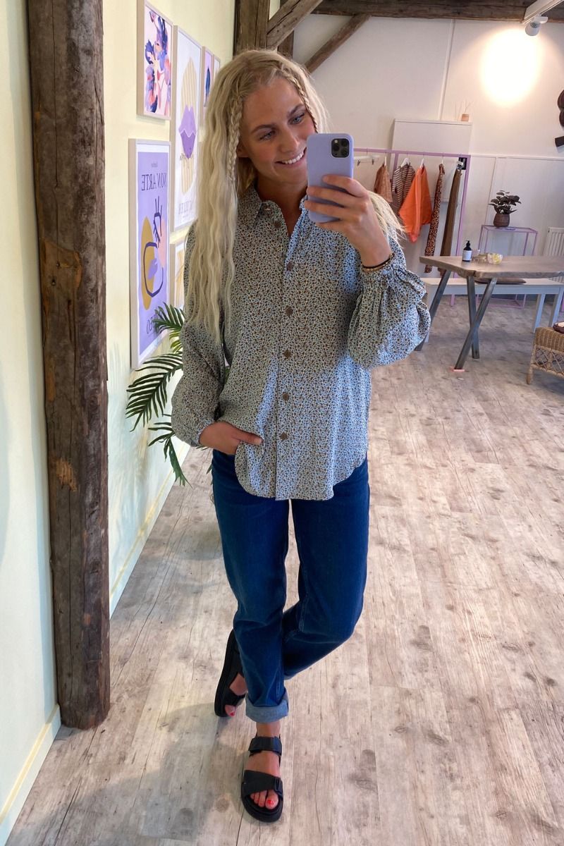 Nümph - Skjorte - Cecelia Shirt - Cashmere Blue