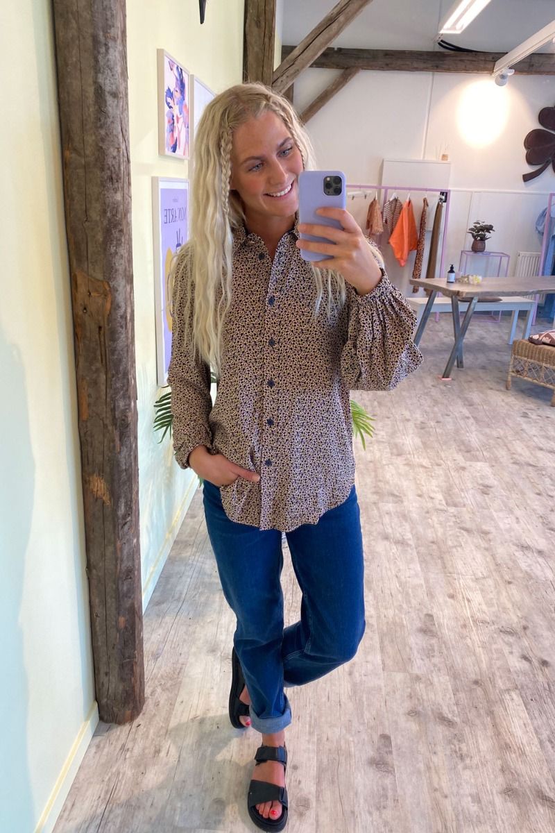 Nümph - Skjorte - Cecelia Shirt - Evening Sand