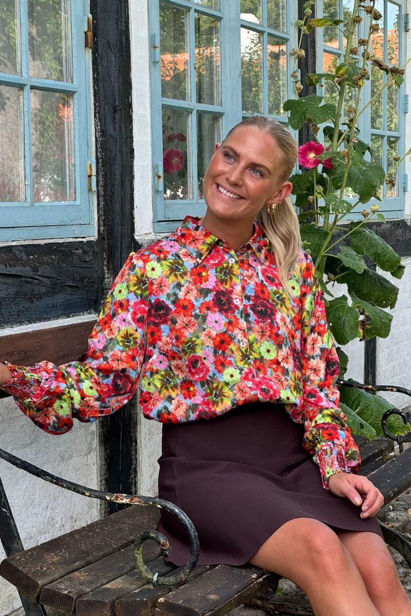 Nümph - Skjorte - Mista Shirt - Fiery Red