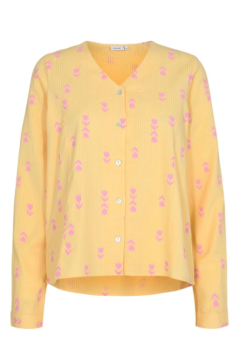Nümph - Skjorte - Nucara Shirt - Lemon Drop