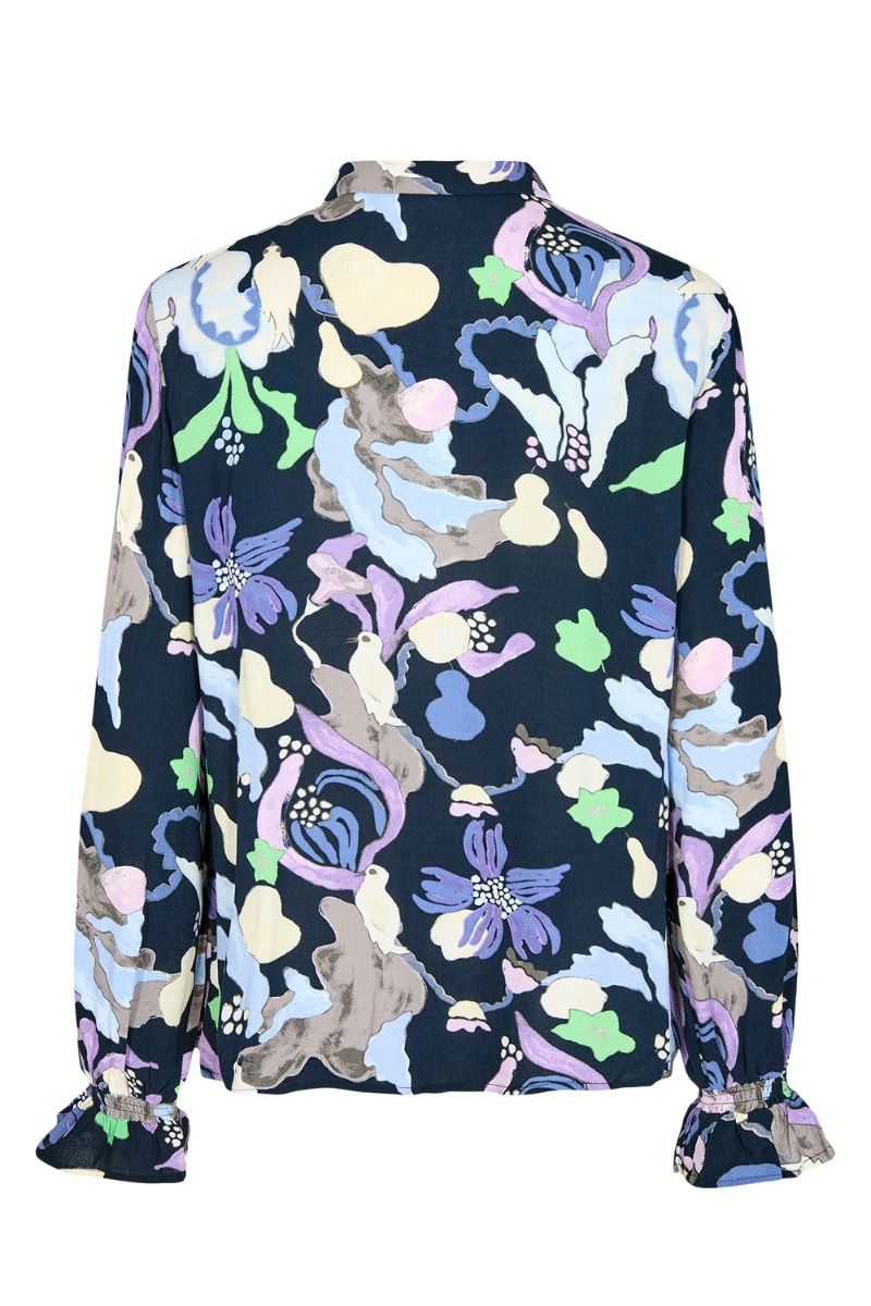 Nümph - Skjorte - Nueamaja Button Shirt - Dark Sapphire