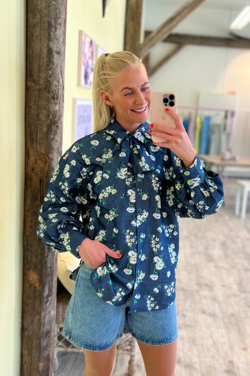 Nümph - Skjorte - Nuedelle Shirt - Medium Blue Denim