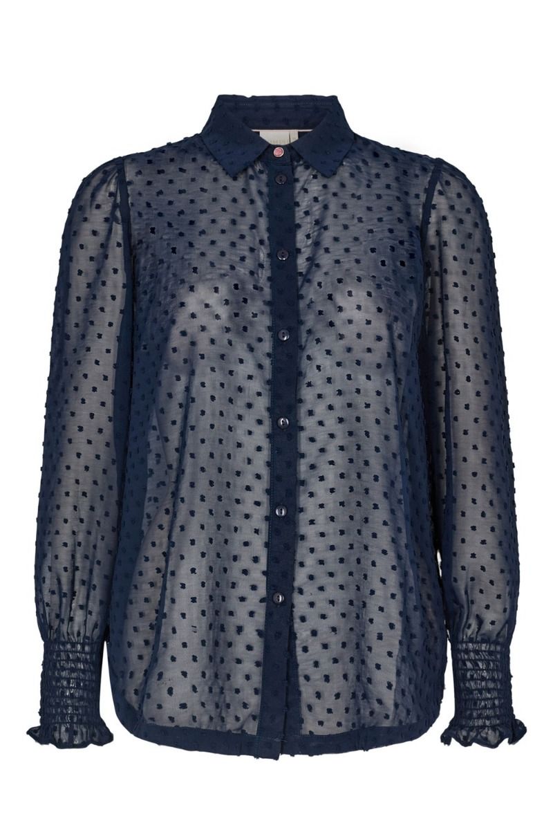 Nümph - Skjorte - Nuelinora Shirt - Dark Sapphire