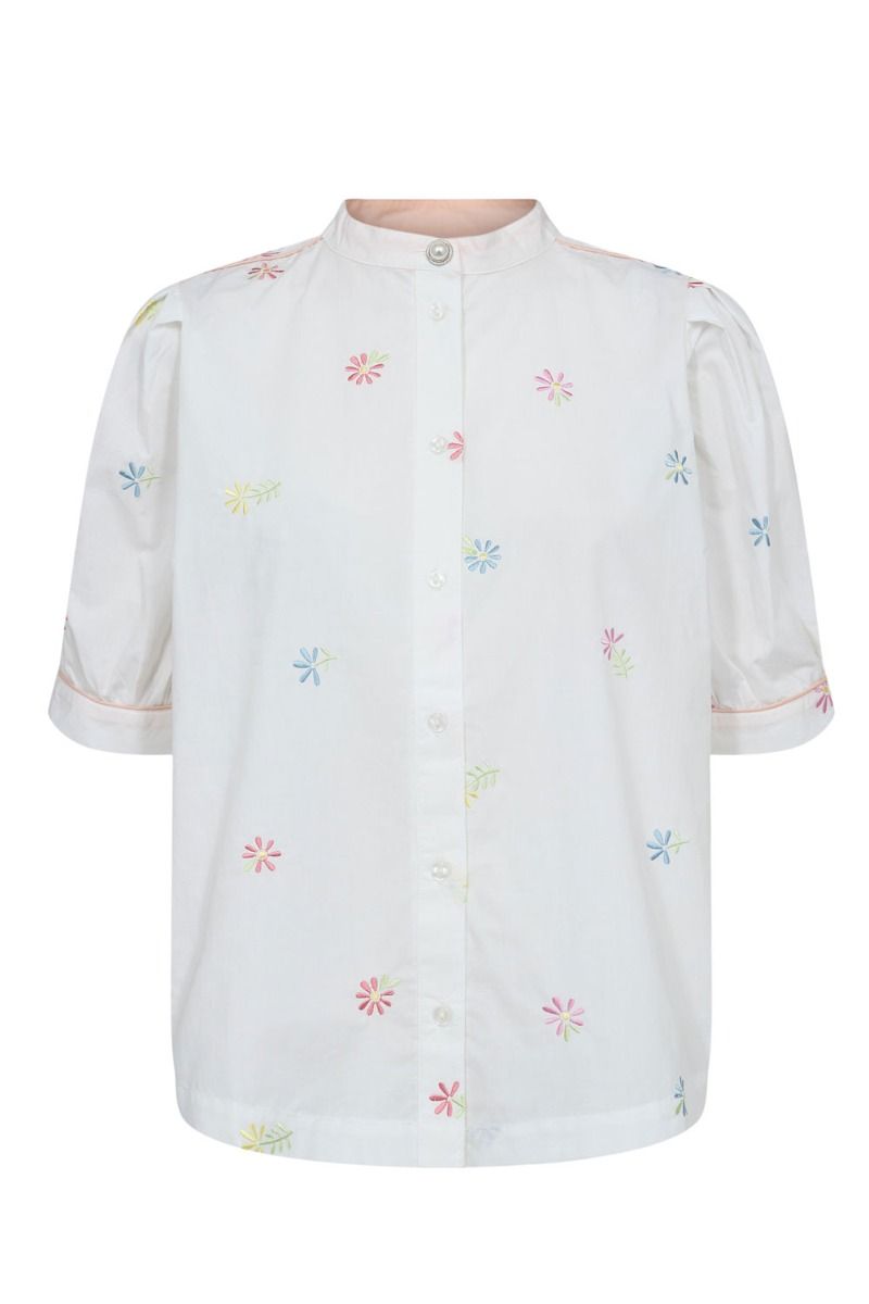 Nümph - Skjorte - Numelissa SS Shirt - Bright White