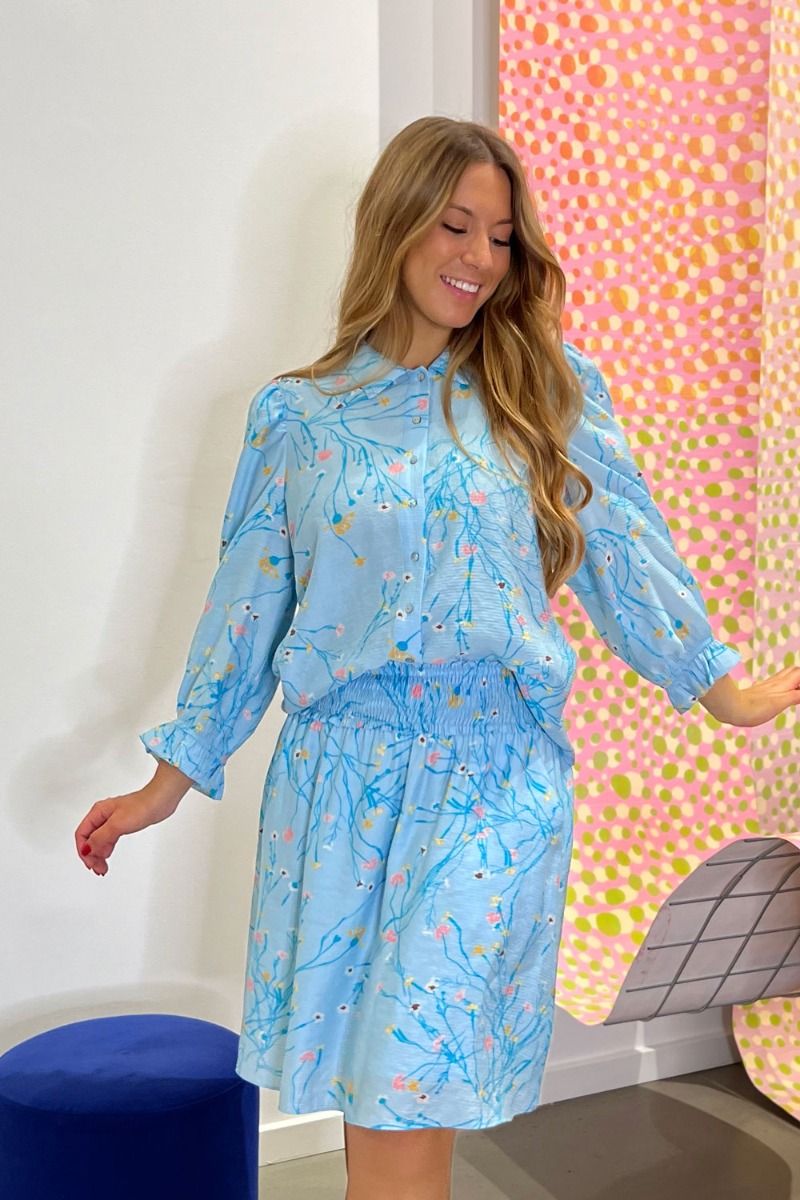 Nümph - Skjorte - Nuritt Shirt - Crystal Blue