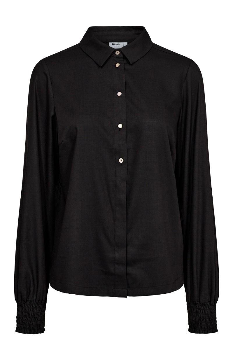 Nümph - Skjorte - NU Tully Shirt - Caviar