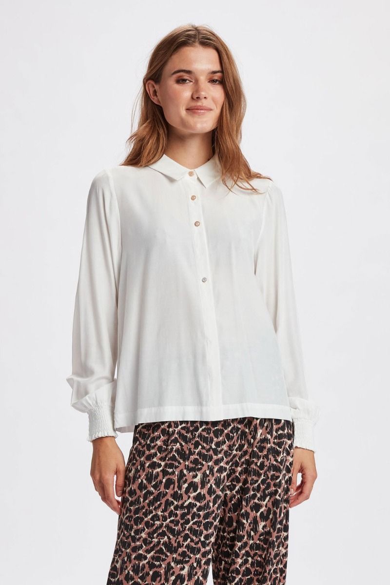 Nümph - Skjorte - Nuulli Shirt - Cloud Dancer