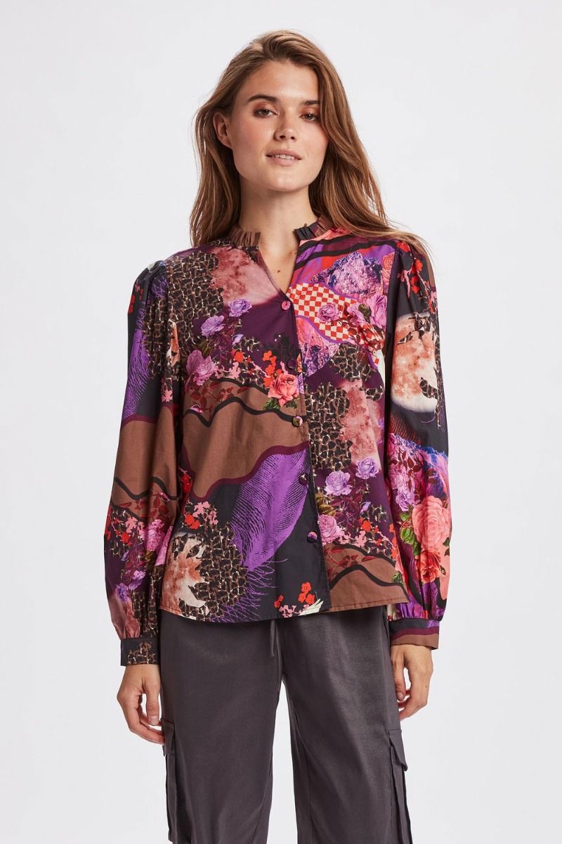 Nümph - Skjorte - Nuvicki Shirt - Vibrant Orchid