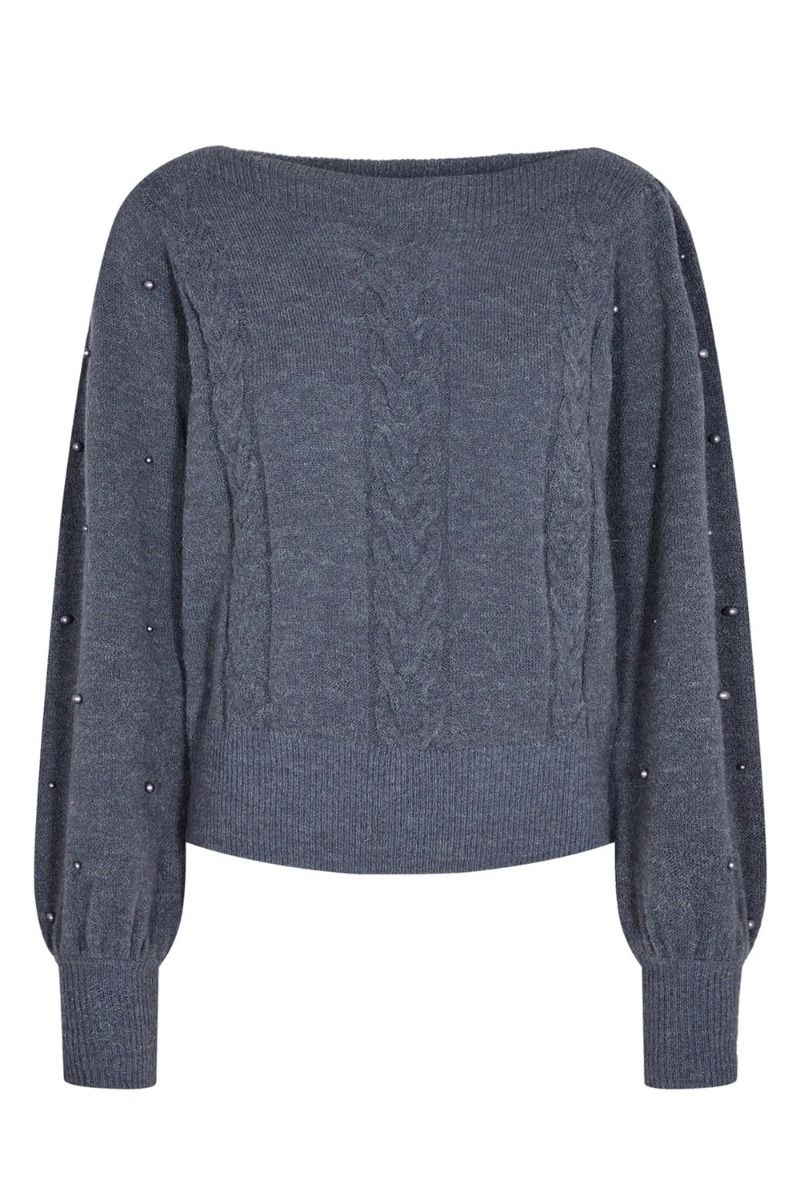 Nümph - Strik - Nuadda Pullover - Grisaille