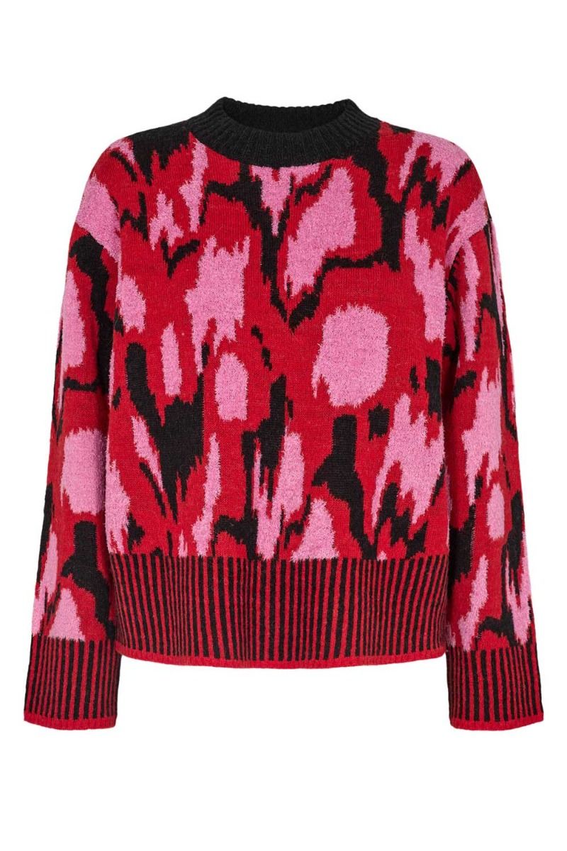 Nümph - Strik - Nuanikki Pullover - Molten Lava