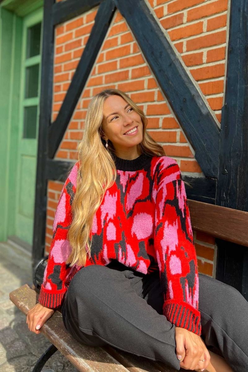 Nümph - Strik - Nuanikki Pullover - Molten Lava