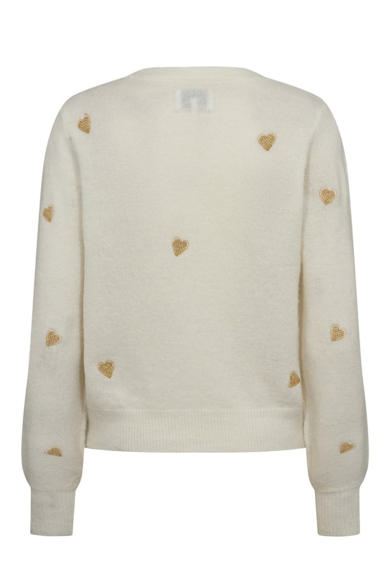 Nümph -  Strik - Nu Holly Pullover - Cloud Dancer