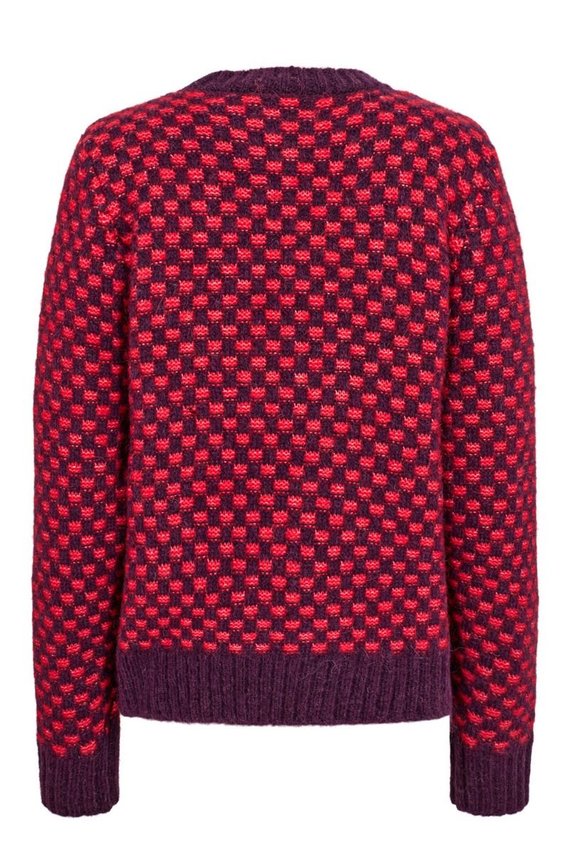 Nümph - Strik - Nuwillis Cropped Pullover - Winter Bloom