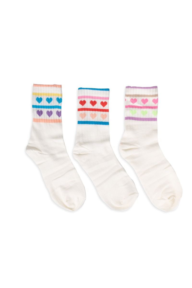 Nümph - Strømper - Nuhelios Socks - White/Multi