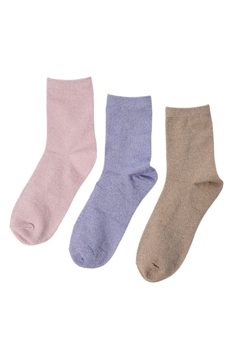 Nümph - Strømper - Nukingcity Glitter Socks - Multi