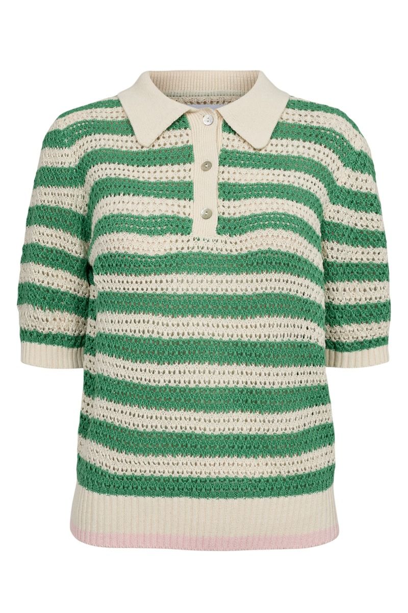 Nümph - Strik - Villia SS Pullover - Green Spruce