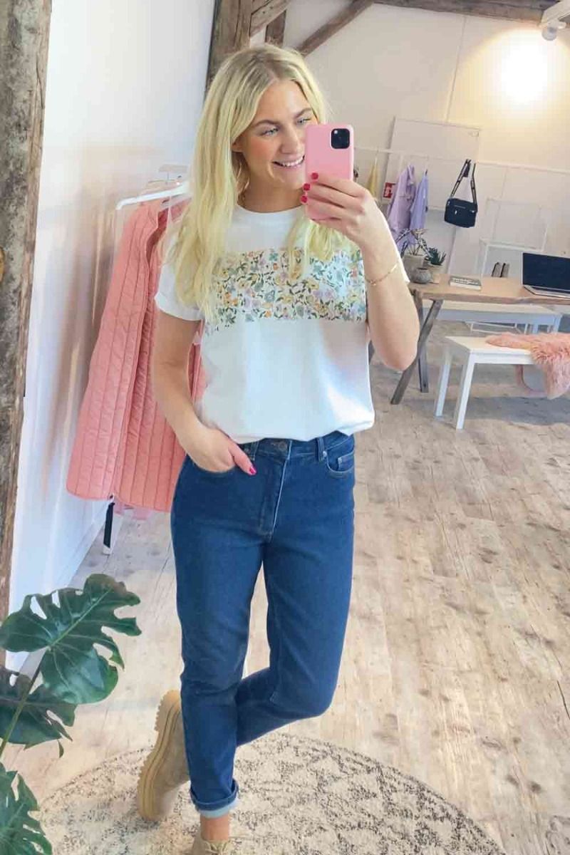 Nümph - T-shirt - Nucizzy T-Shirt - Bright White