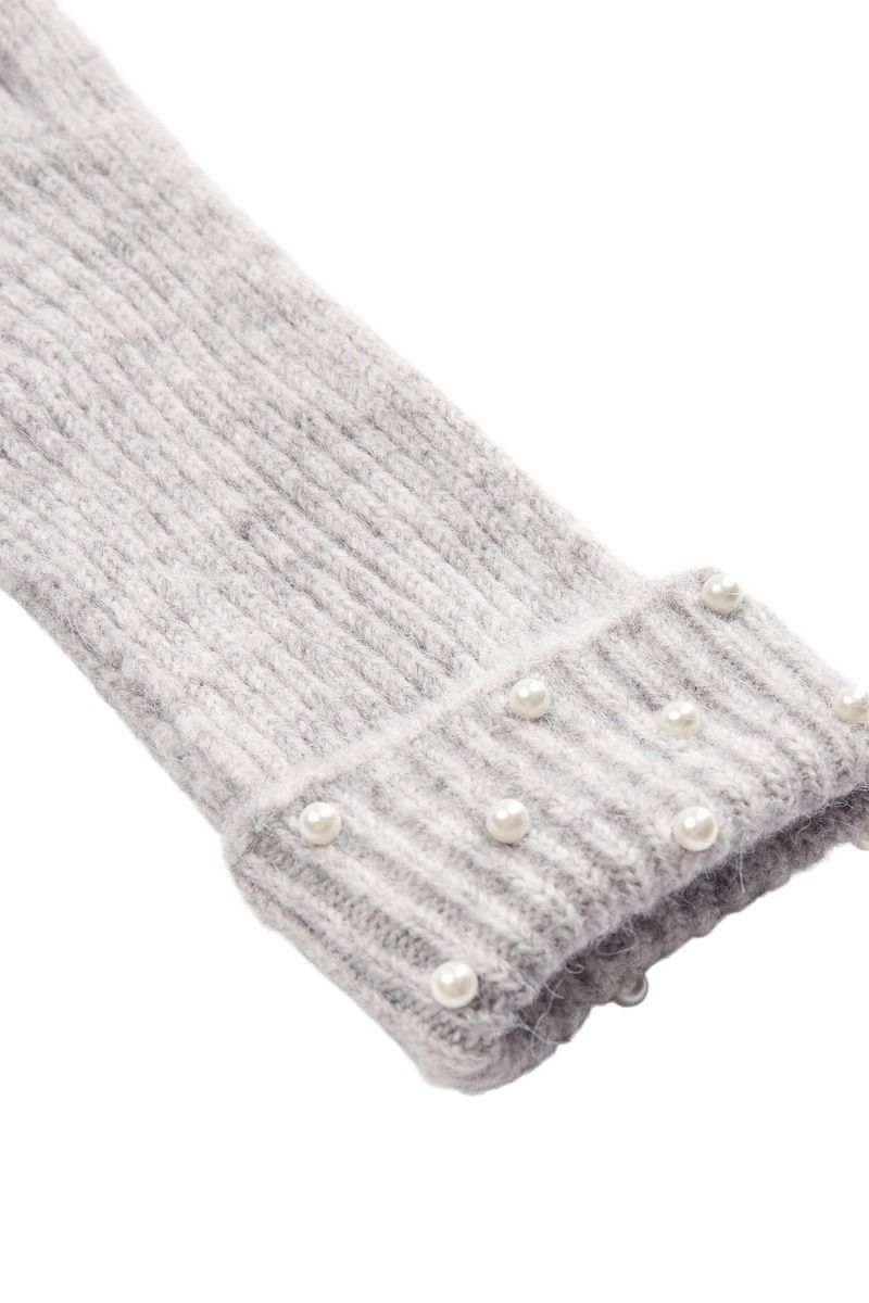 Nümph - Vanter - Nupernille Gloves - Light Grey Melange