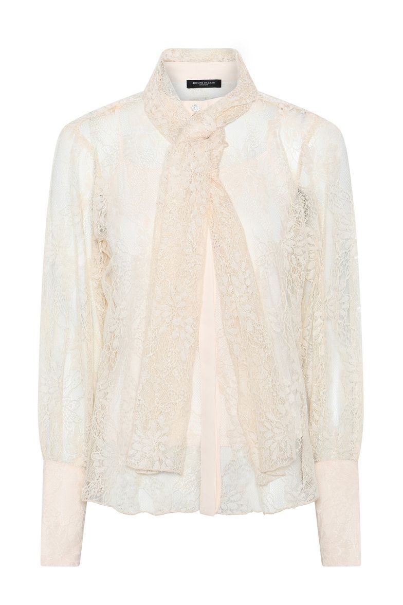 Bruuns Bazaar - Bluse - Bugle Omassa blouse - Cream