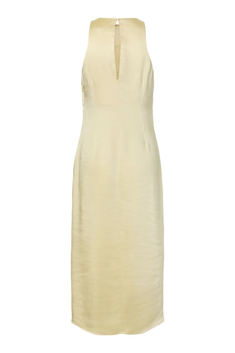 Y.A.S - Kjole - Orchida Satin Long Dress S. SHOW - Anise Flower Orchida (Levering midt maj)