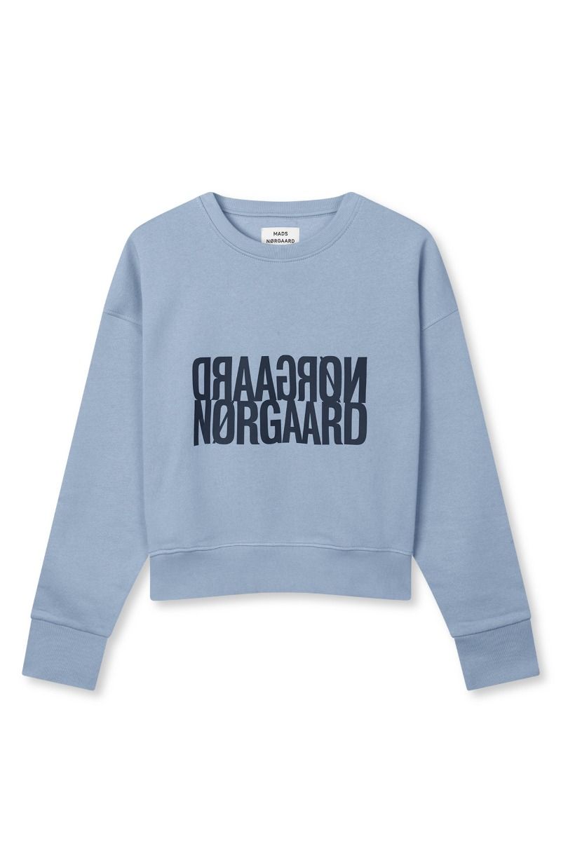 Mads Nørgaard - Sweatshirt - Original Sweat Tilvina Sweatshirt - Faded Denim