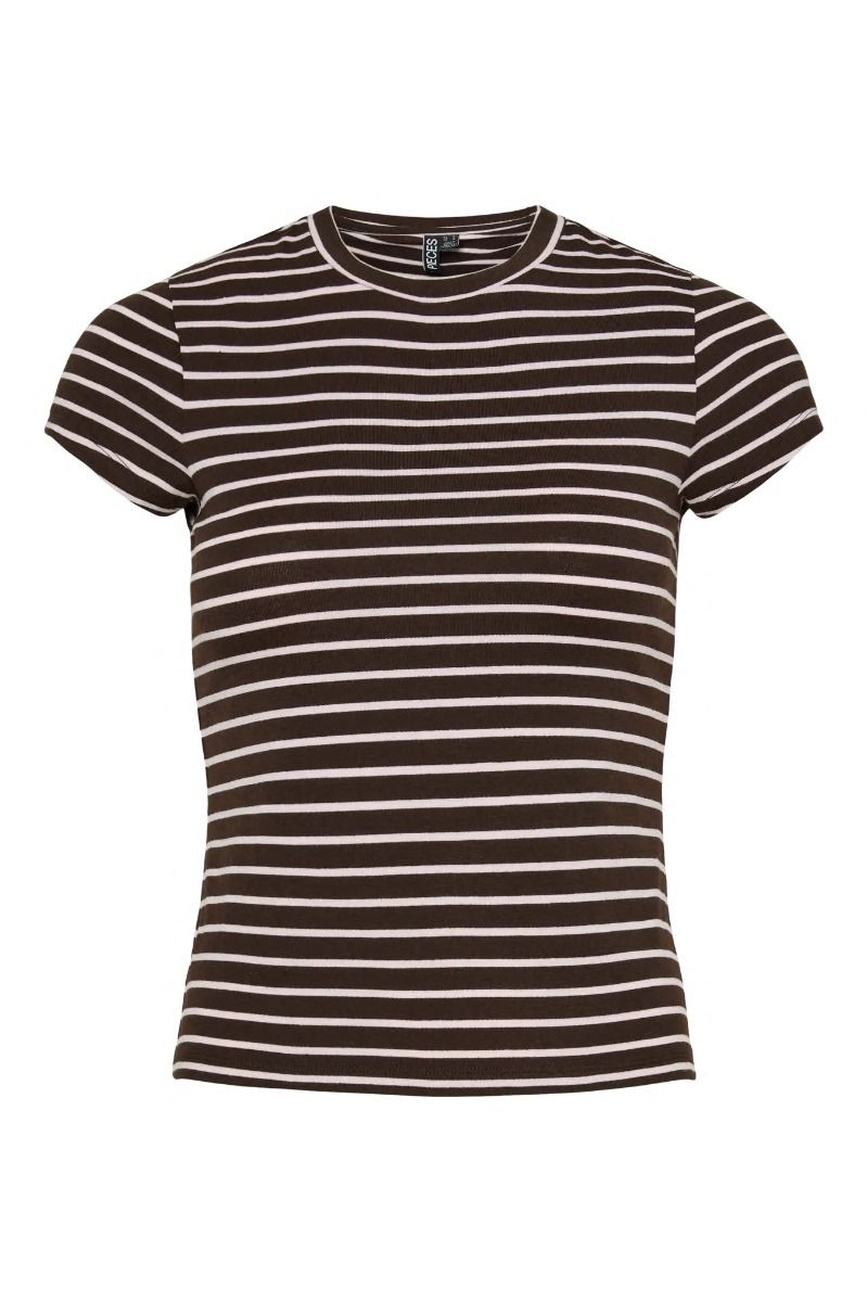 Pieces - T-shirt - Monique Cap Sleeve Tee - Delicioso Pink tulle