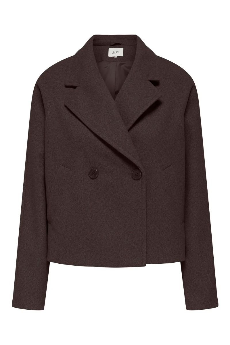 JDY - Jakke - Viola Life Short Jacket - Chocolate Torte (Levering midt august)