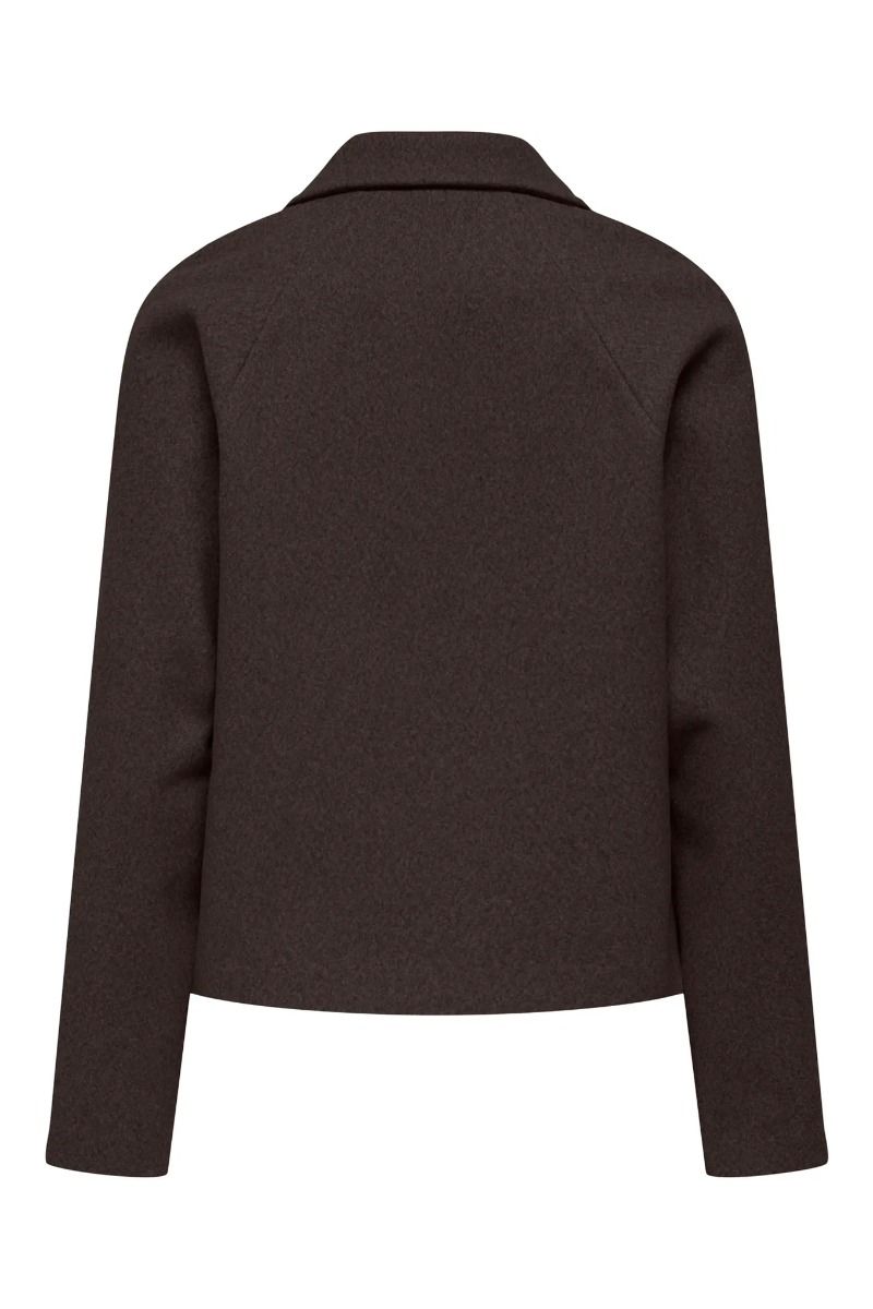 JDY - Jakke - Viola Life Short Jacket - Chocolate Torte (Levering midt august)