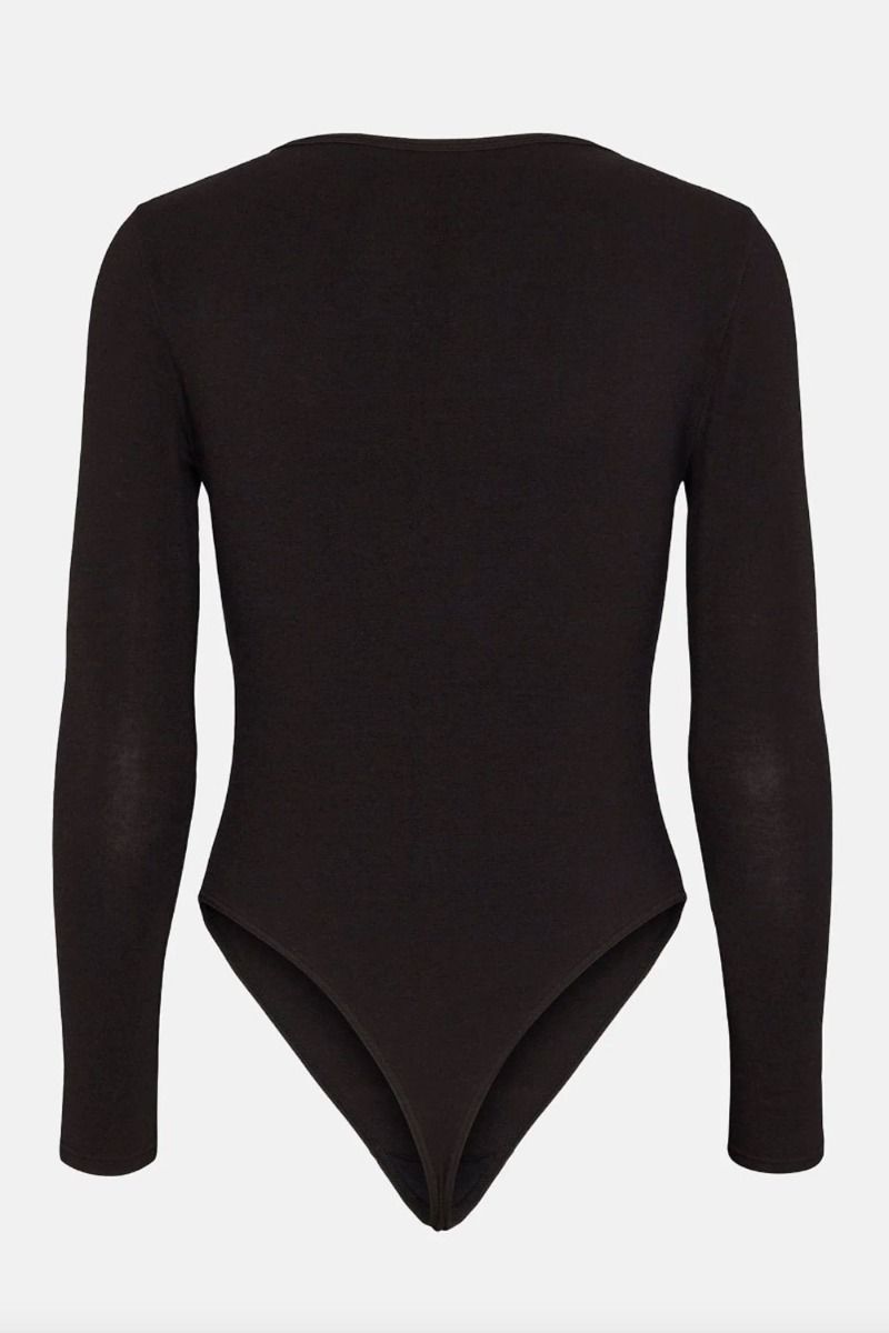 OW Collection - Bodystocking - Erla Bodysuit - Black Caviar