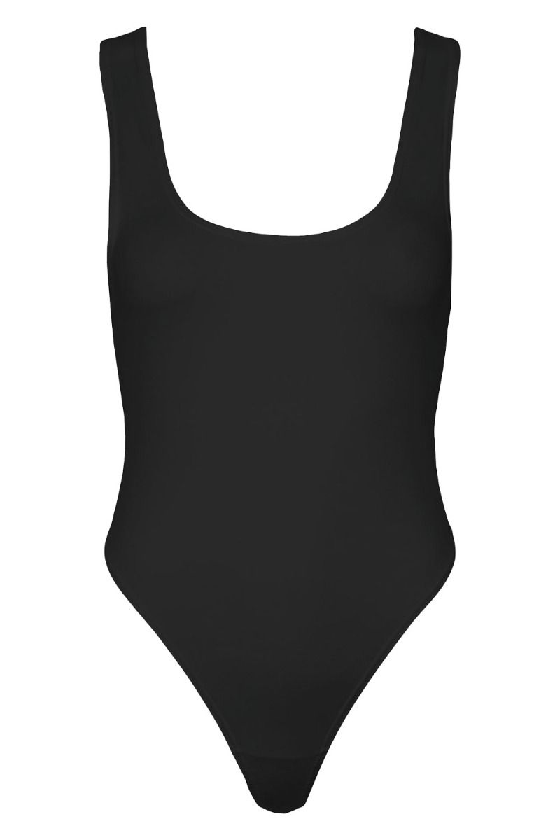 OW Collection - Bodystocking - Hanna Bodysuit - Black Caviar