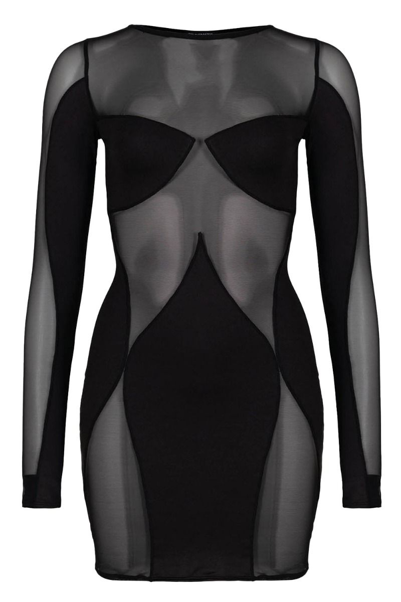 OW Collection - Kjole - Sierra Mini Dress - Black