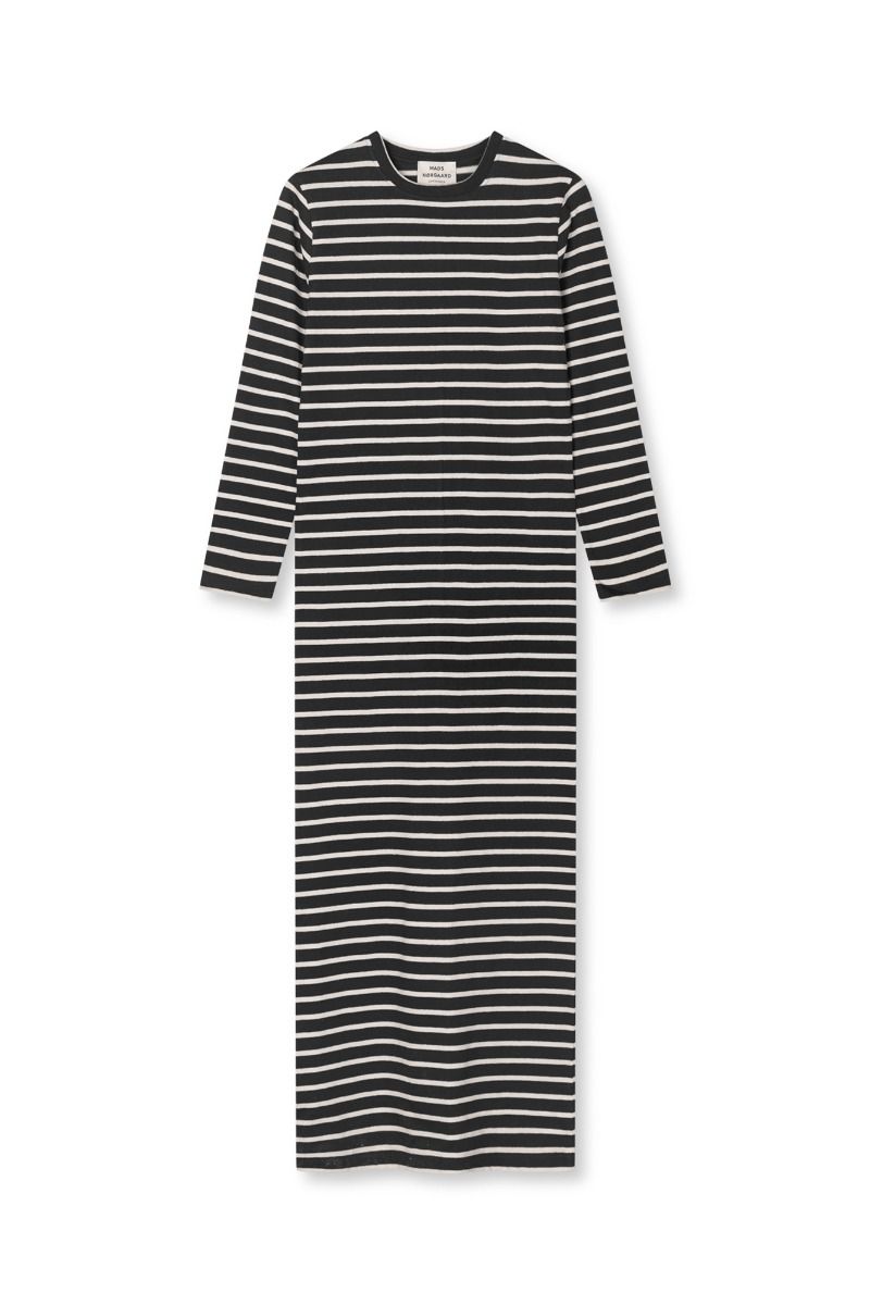 Mads Nørgaard - Kjole - Pablo Morgan Dress - Black/Vanilla Ice