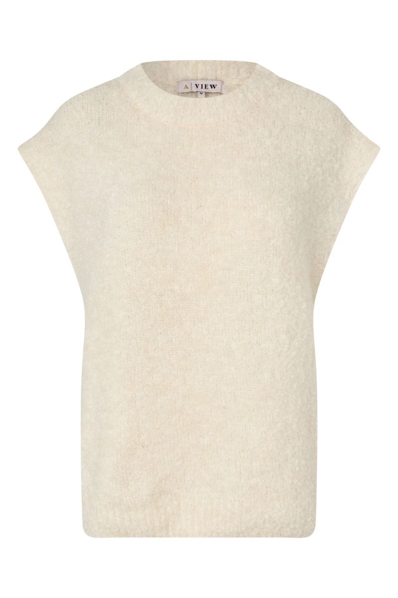 A-View - Strik - Patrisia New Knit Vest - Off white