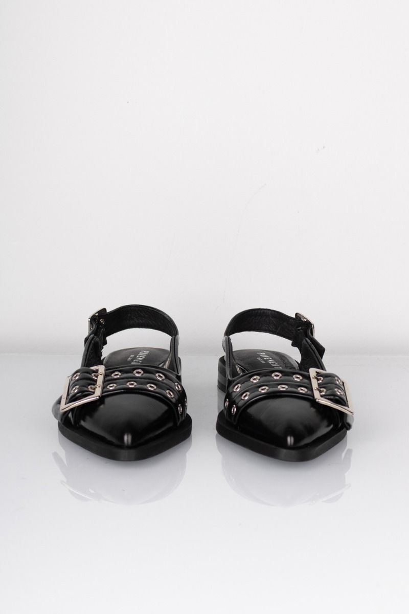 Pavement - Ballerina - Saso Slingback - Black Patent 
