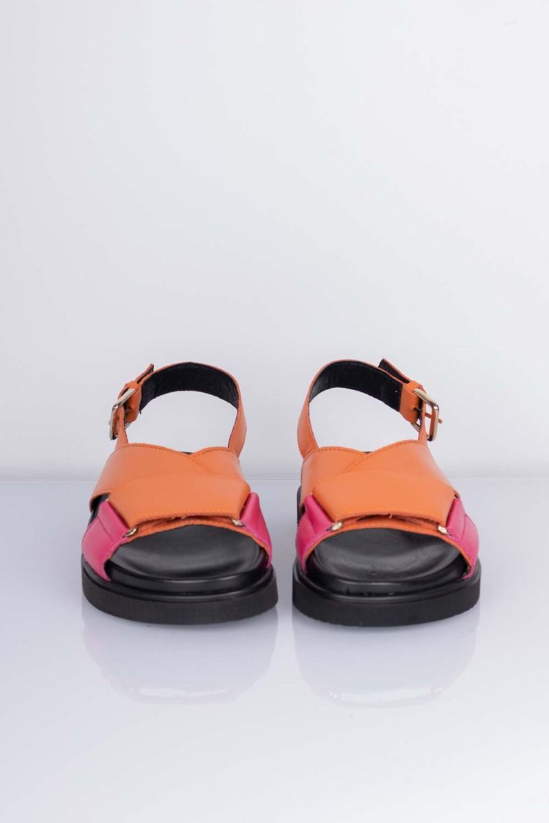 Pavement - Sandal - Lava - Orange Combo