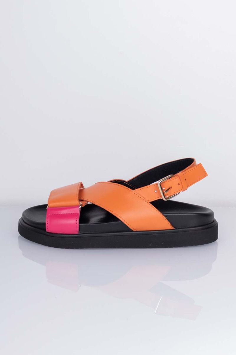 Pavement - Sandal - Lava - Orange Combo