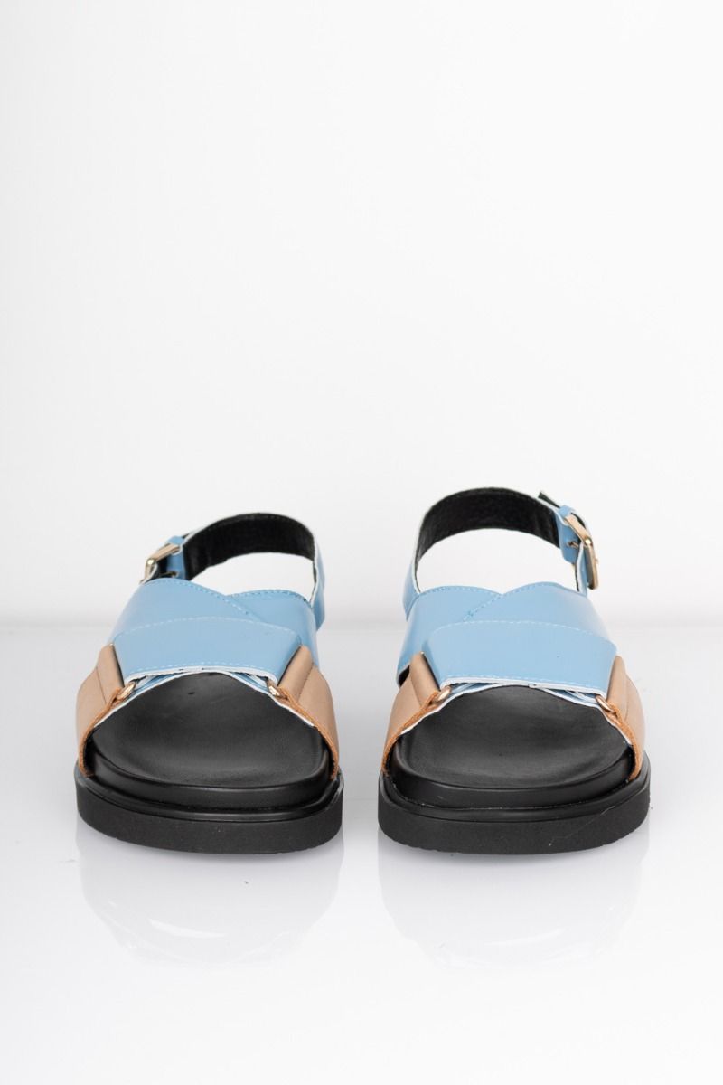 Pavement - Sandal - Lava - Pastel Blue Combo
