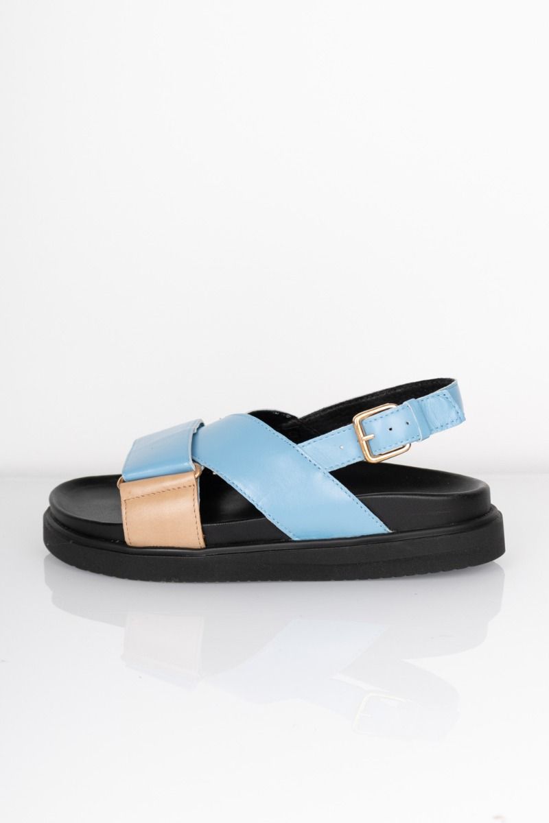 Pavement - Sandal - Lava - Pastel Blue Combo
