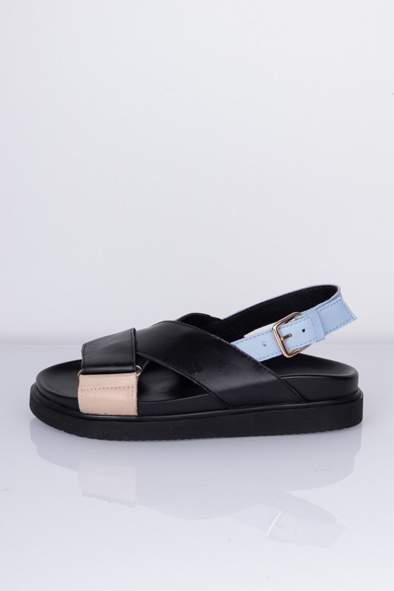 Pavement - Sandal - Lava - Skyblue Combo